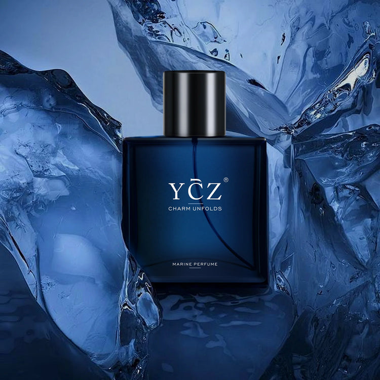 Charm Unfolds Marine Perfume for Men, 1.7 Oz. Long Lasting Eau De Parfum Cologne for Men, Oriental Woody Fragrance - Ideal Special Occasions, Making It the Ideal Gentlemen’S Gift