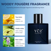 Charm Unfolds Marine Perfume for Men, 1.7 Oz. Long Lasting Eau De Parfum Cologne for Men, Oriental Woody Fragrance - Ideal Special Occasions, Making It the Ideal Gentlemen’S Gift