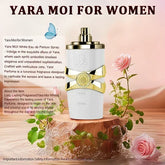 New 100ML Lattafa Yara Perfume Women Eau De Parfum Original Arab Perfumes Arabian Perfume Long-Lasting Fragrance Light Fragrance