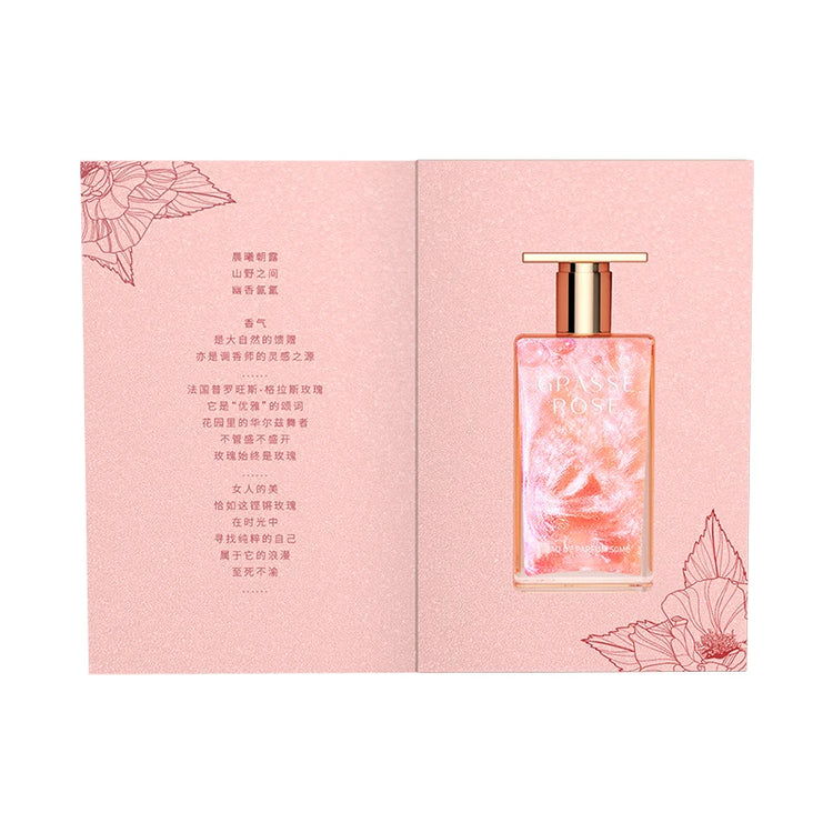 50ML GRASSE ROSE Eau De Parfum Spray Oriental Perfume for Women Long Lasting Fragrance Suitable for Daily Use Couple Gifts