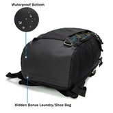 Multi-Purpose Sports, Laptop School Backpack, Black/Camo, 100% Polyester