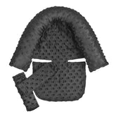Baby Car Safety Soft Sleeping Head Support Pillow with Matching Seat Belt Strap Covers Baby Carseat Neck Protection Headrest