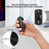 The Recorder Has a Built-In Speaker Magnet with a Small Size