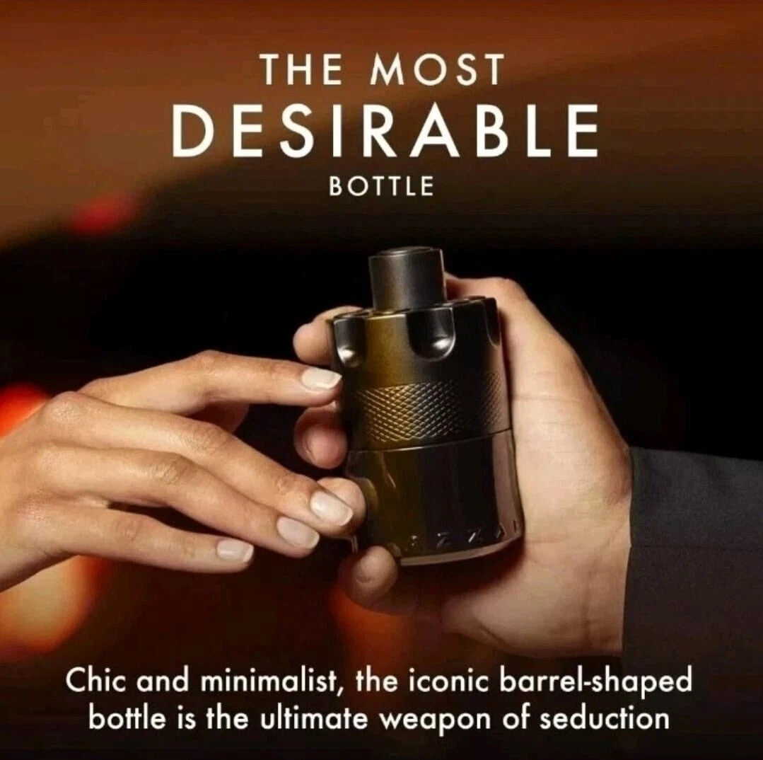 Azzaro the Most Wanted EDP Intense 3.3 Oz Perfume for Men Original Long Lasting
