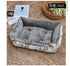 Warm Dog House Soft Nest Pet Large Dog Bed Baskets Fall Winter Kennel for Cat Washable House Puppy Supplies Cotton Kennel Mat