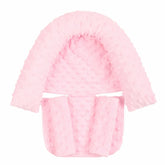 Baby Car Safety Soft Sleeping Head Support Pillow with Matching Seat Belt Strap Covers Baby Carseat Neck Protection Headrest