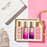 Bella Vita Organic Woman Perfume Gift Set for Women Luxury Scent Long Lasting Fragrance, 4X20 Ml Perfumes