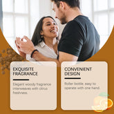 Men Sandalwood Charming Perfume Lasting Fresh Light Fragrance Daily Dating Flirting Attract Women Cedar Body Pheromone Perfumes