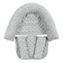 Baby Car Safety Soft Sleeping Head Support Pillow with Matching Seat Belt Strap Covers Baby Carseat Neck Protection Headrest