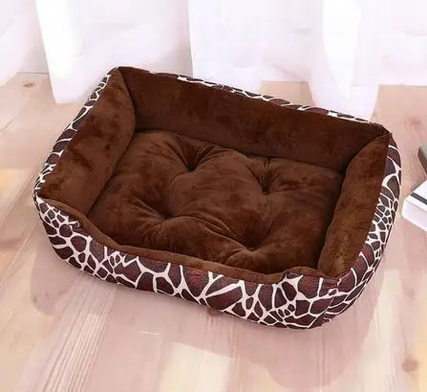 Warm Dog House Soft Nest Pet Large Dog Bed Baskets Fall Winter Kennel for Cat Washable House Puppy Supplies Cotton Kennel Mat