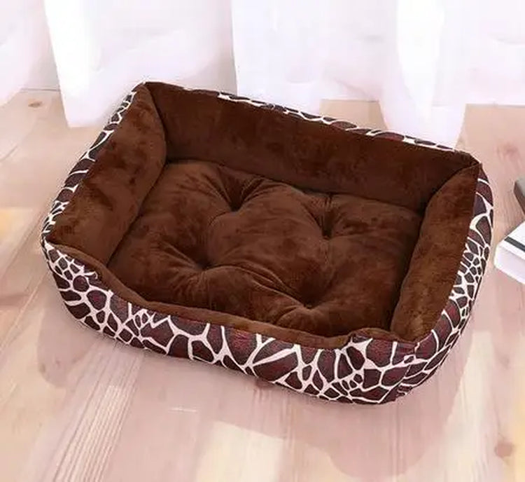 Warm Dog House Soft Nest Pet Large Dog Bed Baskets Fall Winter Kennel for Cat Washable House Puppy Supplies Cotton Kennel Mat