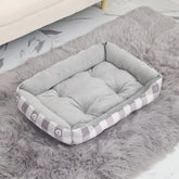 Warm Dog House Soft Nest Pet Large Dog Bed Baskets Fall Winter Kennel for Cat Washable House Puppy Supplies Cotton Kennel Mat