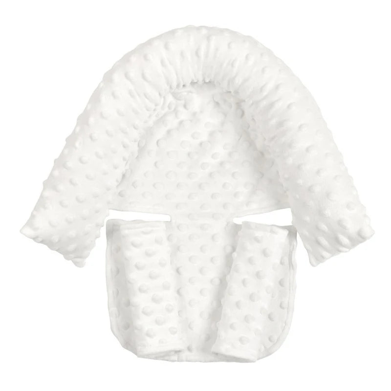 Baby Car Safety Soft Sleeping Head Support Pillow with Matching Seat Belt Strap Covers Baby Carseat Neck Protection Headrest