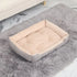 Warm Dog House Soft Nest Pet Large Dog Bed Baskets Fall Winter Kennel for Cat Washable House Puppy Supplies Cotton Kennel Mat