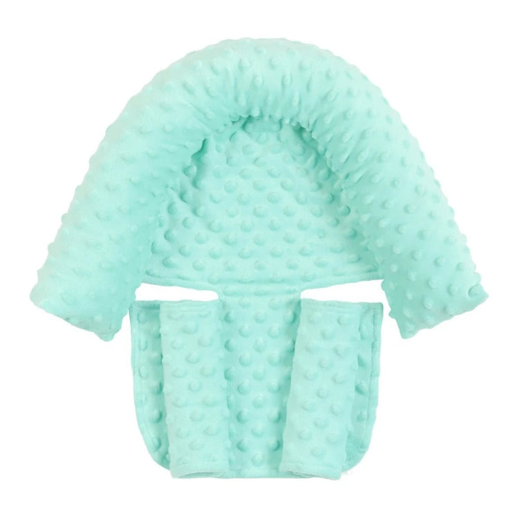 Baby Car Safety Soft Sleeping Head Support Pillow with Matching Seat Belt Strap Covers Baby Carseat Neck Protection Headrest