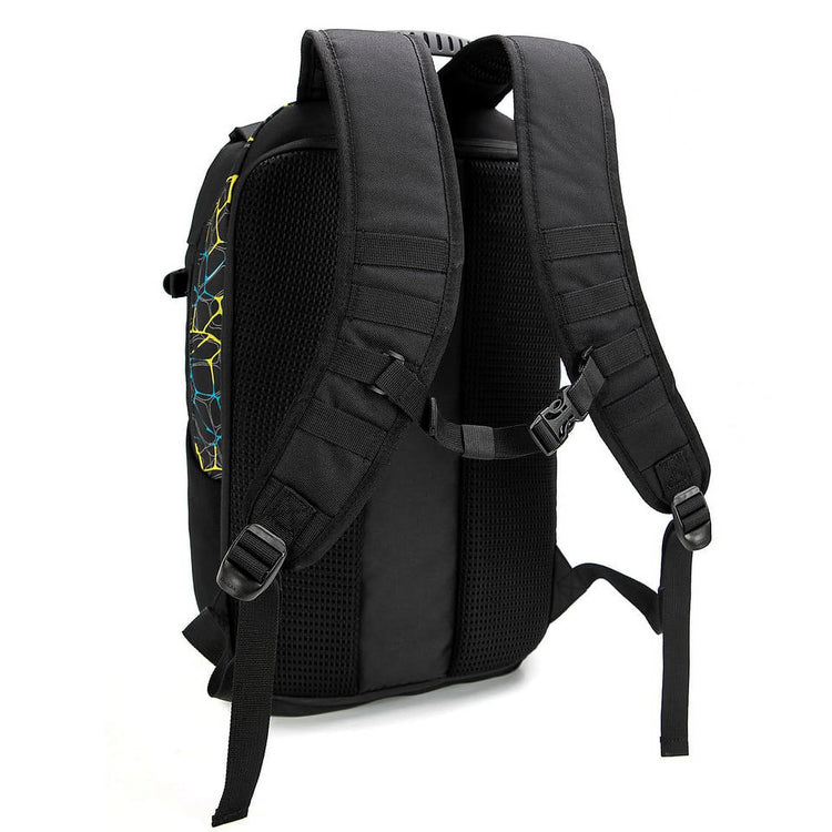Multi-Purpose Sports, Laptop School Backpack, Black/Camo, 100% Polyester