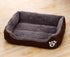 Warm Dog House Soft Nest Pet Large Dog Bed Baskets Fall Winter Kennel for Cat Washable House Puppy Supplies Cotton Kennel Mat
