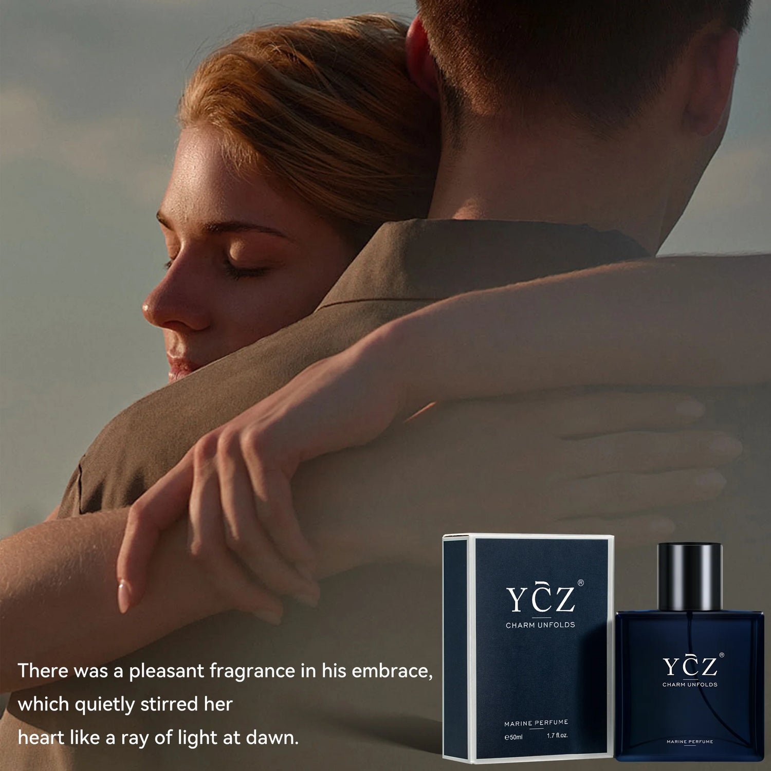 Charm Unfolds Marine Perfume for Men, 1.7 Oz. Long Lasting Eau De Parfum Cologne for Men, Oriental Woody Fragrance - Ideal Special Occasions, Making It the Ideal Gentlemen’S Gift