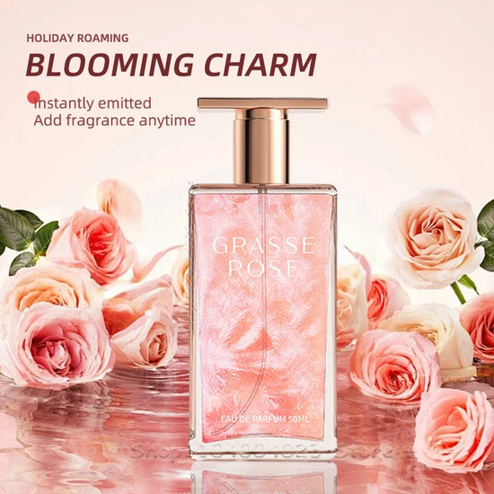 50ML GRASSE ROSE Eau De Parfum Spray Oriental Perfume for Women Long Lasting Fragrance Suitable for Daily Use Couple Gifts