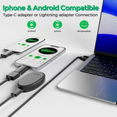 The Recorder Has a Built-In Speaker Magnet with a Small Size