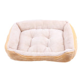 Warm Dog House Soft Nest Pet Large Dog Bed Baskets Fall Winter Kennel for Cat Washable House Puppy Supplies Cotton Kennel Mat